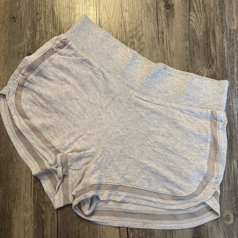 Gray Athleta Terry Cloth Shorts
